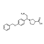 CAS 登录号：886363-97-9， 1-{2-氨基-1-[4-(苄氧基)苯基]乙基}-3-吡咯烷羧酸