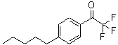 结构式 CAS# 886369-31-9, 2,2,2-三氟-1-(4-戊基苯基)乙酮