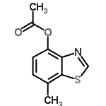 CAS#: 88686-33-3， 7-Methyl-1,3-benzothiazol-4-yl acetate