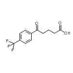 结构式 CAS# 88699-88-1, 5-氧代-5-[4-(三氟甲基)苯基]戊酸