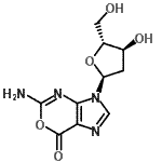 CAS 登录号：88899-00-7， 5-氨基-3-(2-脱氧-alpha-D-赤式-呋喃戊糖基)咪唑并[4,5-d][1,3]恶嗪-7(3H)-酮