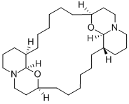 structure of CAS# 88903-69-9, Xestospongin C;[1R-(1R*,4AR*,11R*,12AS*,13S*,16AS*,23R*,24AS*)]-EICOSAHYDRO-5H,17H-1,23:11,13-DIETHANO-2H,14H-[1,11]DIOXACYCLOEICOSINO[2,3-B:12,13-B']DIPYRIDINE;(1R,4Ar,11R,12As,13S,16As,23R,24As)-Eicosahydro-5H,17H-1,23:11,13-Diethano-2H,14H-[1,11]Dioxacycloeicosino[2,3-B:12,13-B']Dipyridine;XESTOSPONGIN C