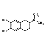 CAS 登录号：88903-92-8， (6R)-6-(二甲基氨基)-5,6,7,8-四氢-2,3-萘二酚