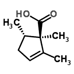 CAS#: 88907-86-2， (1R,5S)-1,2,5-Trimethyl-2-cyclopentene-1-carboxylic acid