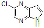 structure of CAS# 889447-19-2, 2-Chloro-5H-Pyrrolo[2,3-b]Pyrazine;2-Chloro-5H-Pyrrolo[2,3-B]Pyrazine;2-Chloro-5H-Pyrrolo[2,3-B...;2-Chloro-5H-Pyrrolo[2