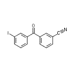 CAS 登录号：890098-71-2， 3-(3-碘苯甲酰基)苯甲腈