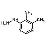CAS 登录号：89211-54-1， 4-肼基-6-甲基-5-嘧啶胺