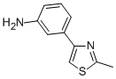 structure of CAS# 89250-34-0, 3-(2-Methyl-1,3-Thiazol-4-Yl)Aniline;3-(2-Methyl-1,3-Thiazol-4-Yl)Aniline(SALTDATA: FREE);3-(2-Methyl-1,3-Thiazol-4-Yl)Aniline, Tech;3-(2-METHYL-THIAZOL-4-YL)-PHENYLAMINE