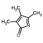 CAS 登录号：89267-97-0， 3,4,5-三甲基-2H-吡咯-2-酮