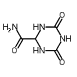 CAS 登录号：89281-55-0， 4,6-二氧代-1,3,5-三嗪烷-2-甲酰胺