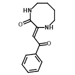 CAS 登录号：893612-85-6， (3Z)-3-(2-氧代-2-苯基乙亚基)-1,4-二氮杂环辛烷-2-酮
