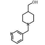 structure of CAS# 893742-71-7, [1-(3-Pyridinylmethyl)-4-piperidinyl]methanol;(1-(pyridin-3-ylmethyl)piperidin-4-yl)methanol;[1-(3-pyridylmethyl)-4-piperidyl]methan-1-ol;[1-(pyrid<wbr>in-3-ylme<wbr>thyl)pipe<wbr>ridin-4-y<wbr>l]methano<wbr>l dihydro<wbr>chloride