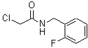 structure of CAS# 895367-63-2, 2-Chloro-N-(2-fluorobenzyl)acetamide;2-chloro-N-(2-fluorobenzyl)acetamide;2-Chloro-N-(2-fluoro-benzyl)-acetamide;2-chloro-N-[(2-fluorophenyl)methyl]acetamide