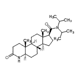 CAS#: 89631-79-8， (4aR,4bS,6aS,7S,9aS,9bS,11aR)-N,N-Diisopropyl-4a,6a-dimethyl-2-oxohexadecahydro-1H-indeno[5,4-f]quinoline-7-carboxamide