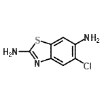 CAS 登录号：89640-06-2， 5-氯-1,3-苯并噻唑-2,6-二胺