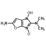 CAS 登录号：897938-40-8， 5-氨基-2-(二甲基氨基)-1H-呋喃并[2,3-d]咪唑-1-醇3-氧化物