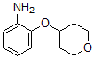 structure of CAS# 898289-35-5, 2-[(Tetrahydro-2H-Pyran-4-Yl)Oxy]-Benzenamine;2-(Tetrahydro-2H-Pyran-4-Yloxy)Aniline 95%;2-(Tetrahydro-2H-Pyran-4-Yloxy)Aniline;4-(2-Aminophenoxy)Tetrahydro-2H-Pyran