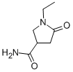 structure of CAS# 89852-01-7, 1-Ethyl-2-Pyrrolidinone-4-Carboxamide;1-ETHYL-5-OXOPYRROLIDINE-3-CARBOXAMIDE;1-Ethyl-5-Oxo-3-Pyrrolidinecarboxamide;1-ETHYL-2-PYRROLIDINONE-4-CARBOXAMIDE