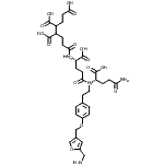 CAS 登录号：89873-36-9， N-(4,5,7-三羧基庚酰)-L-gamma-谷氨酰-N<sup>2</sup>-[2-(4-{[5-(氨基甲基)-3-呋喃基]甲氧基}苯基)乙基]-L-谷氨酰胺