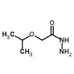 structure of CAS# 898747-67-6, 2-Isopropoxyacetohydrazide;########;2-(methylethoxy)acetohydrazide;2-(propan-2-yloxy)acetohydrazide