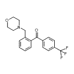 结构式 CAS# 898750-83-9, [2-(4-吗啉基甲基)苯基][4-(三氟甲基)苯基]甲酮