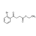 structure of CAS# 898751-18-3, Ethyl 4-(2-bromophenyl)-4-oxobutanoate;Ethyl 4-(2-bromophenyl)-4-oxobutyrate