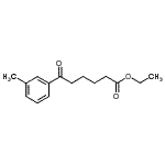 结构式 CAS# 898751-50-3, 乙基6-(3-甲基苯基)-6-氧代己酸酯