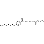 结构式 CAS# 898757-95-4, 乙基8-[4-(己氧基)苯基]-8-氧代辛酸酯