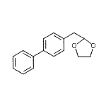 结构式 CAS# 898759-54-1, 2-(4-联苯基甲基)-1,3-二氧戊环