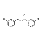 structure of CAS# 898762-59-9, 1,3-Bis(3-chlorophenyl)-1-propanone;3'-chloro-3-(3-chlorophenyl)propiophenone