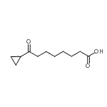 结构式 CAS# 898766-91-1, 8-环丙基-8-氧代辛酸