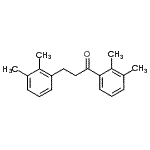 结构式 CAS# 898769-53-4, 1,3-二(2,3-二甲基苯基)-1-丙酮