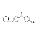 结构式 CAS# 898769-66-9, (4-甲基苯基)[4-(4-吗啉基甲基)苯基]甲酮