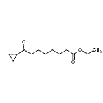 结构式 CAS# 898776-36-8, 乙基8-环丙基-8-氧代辛酸酯