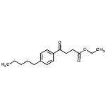 结构式 CAS# 898778-53-5, 乙基4-氧代-4-(4-戊基苯基)丁酸酯