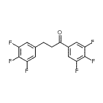 CAS#: 898778-68-2， 1,3-Bis(3,4,5-trifluorophenyl)-1-propanone