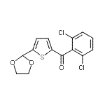 CAS#: 898778-92-2， (2,6-Dichlorophenyl)[5-(1,3-dioxolan-2-yl)-2-thienyl]methanone
