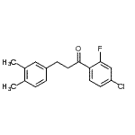 CAS#: 898779-73-2， 1-(4-Chloro-2-fluorophenyl)-3-(3,4-dimethylphenyl)-1-propanone