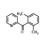 结构式 CAS# 898780-51-3, (2,6-二甲基苯基)(2-吡啶基)甲酮