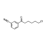 结构式 CAS# 898786-74-8, 6-氯-1-(3-氰基苯基)-1-氧代己烷