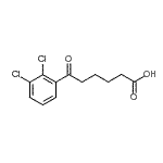 结构式 CAS# 898791-13-4, 6-(2,3-二氯苯基)-6-氧代己酸