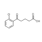 structure of CAS# 898792-59-1, 5-(2-Chlorophenyl)-5-oxopentanoic acid;5-(2-chlorophenyl)-5-oxovaleric acid