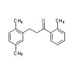 structure of CAS# 898794-74-6, 3-(2,5-Dimethylphenyl)-1-(2-methylphenyl)-1-propanone;3-(2,5-dimethylphenyl)-2'-methylpropiophenone