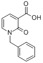 结构式 CAS# 89960-36-1, 1-苄基-2-氧代-1,2-二氢-3-吡啶羧酸
