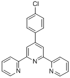 结构式 CAS# 89972-75-8, 4'-(4-氯苯基)-2,2':6',2''-三联吡啶