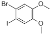 structure of CAS# 89978-46-1, 1-Bromo-2-Iodo-4,5-Dimethoxybenzene;1-BROMO-2-IODO-4,5-DIMETHOXYBENZENE