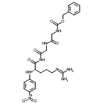 CAS#: 89991-62-8， N-[(Benzyloxy)carbonyl]glycyl-N-{(2S)-5-[(diaminomethylene)amino]-2-[(4-nitrophenyl)amino]pentanoyl}glycinamide