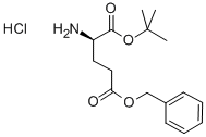 结构式 CAS# 90159-60-7, D-谷氨酸 1-叔丁基 5-苄基酯盐酸盐