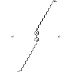 structure of CAS# 90179-58-1, 1,1'-Dioctadecyl-4,4'-bipyridinium dibromide;1,1′-Dioctadecyl-4,4′-bipyridinium dibromide;1,1â€™-DIOCTADECYL-4,4â€™-BIPYRIDINIUM DIBROMIDE;1,1'-Dioctadecyl-4,4'-bipyridinium dibromide