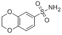 structure of CAS# 90222-81-4, 2,3-Dihydrobenzo[1,4]dioxine-6-sulfonamide;Zinc03680882;Sdccgmls-0065395.P001;Rjc 02771
